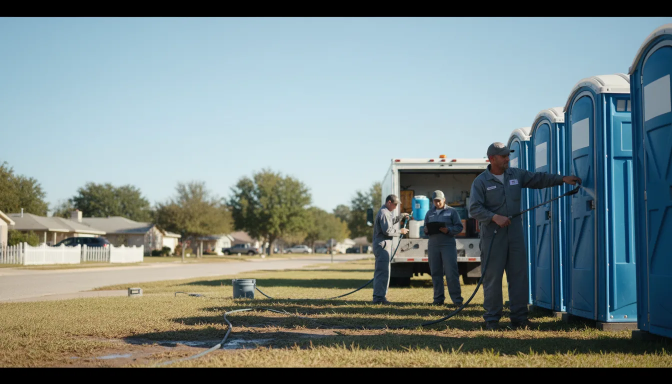 Long-Term Portable Toilet Rental in Howe, TX near me